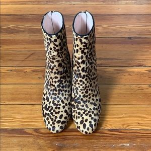 Leopard Print Booties